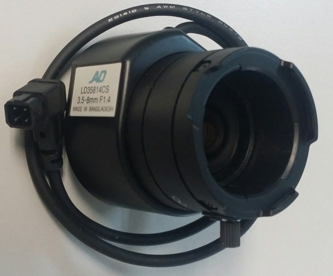 American Dynamics LD35814CS 3.5 - 8mm F1.4 Auto Iris CCTV Lens